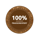 100% Praxisorientiert, Kursempfehlung Siegel